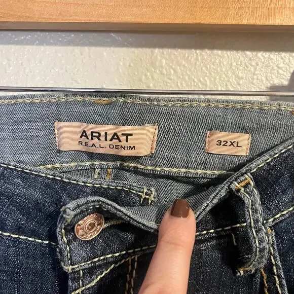 NWOT Ariat High Rise Slim Trouser Jeans Size 32XL - Picture 3 of 7